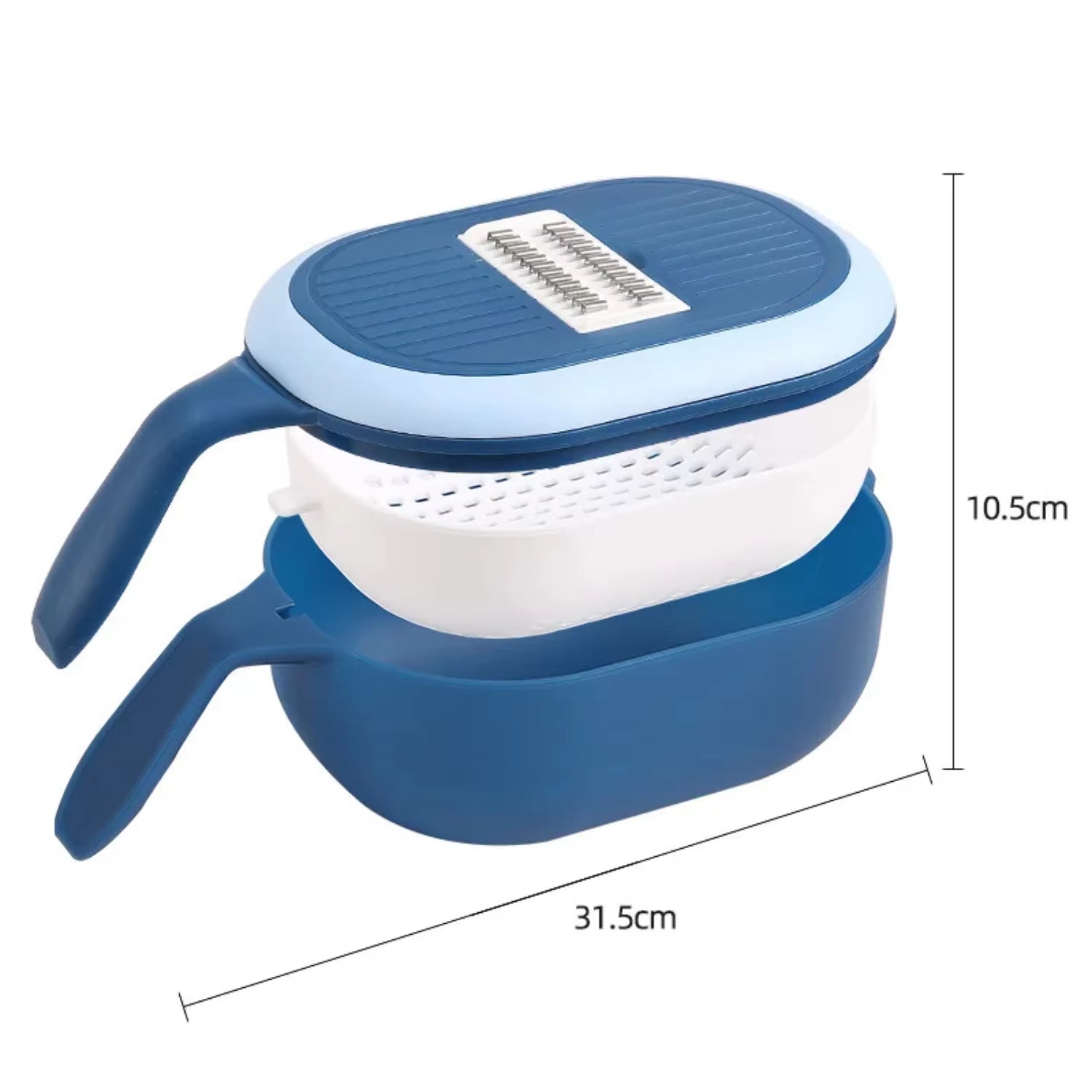 Multifunctional Kitchen Vegetable Cutter with Slicer, Peeler, and Accessories for Potatoes, Cucumbers, Carrots, and Fruits