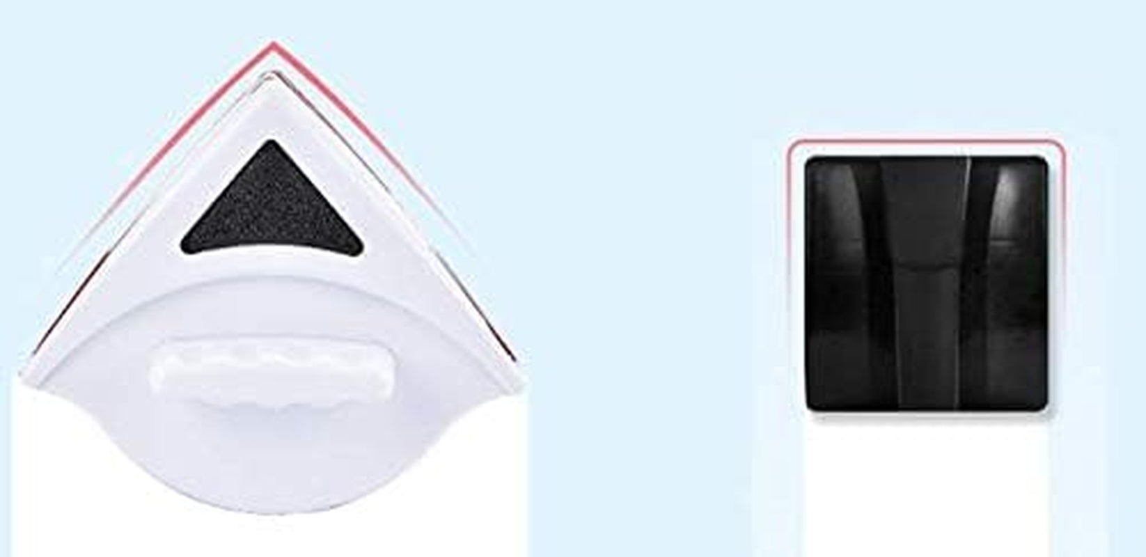 Magnetic Window Cleaner Double Side Glass Wiper Adjustable Magnetic Glider Washing Brush Tools Glass Washing Cleaning Tool Brush 3-8Mm Thickness Suit Glazed Windows with 3-8Mm Thickness