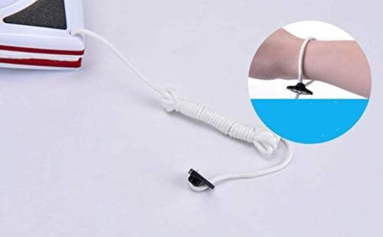 Magnetic Window Cleaner Double Side Glass Wiper Adjustable Magnetic Glider Washing Brush Tools Glass Washing Cleaning Tool Brush 3-8Mm Thickness Suit Glazed Windows with 3-8Mm Thickness