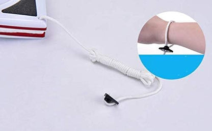 Magnetic Window Cleaner Double Side Glass Wiper Adjustable Magnetic Glider Washing Brush Tools Glass Washing Cleaning Tool Brush 3-8Mm Thickness Suit Glazed Windows with 3-8Mm Thickness